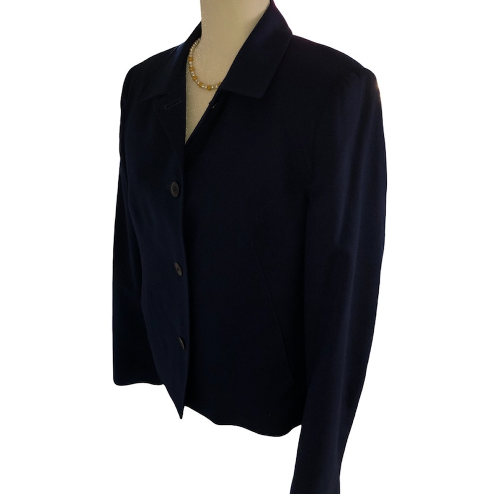 Talbots Pure Wool Blazer Jacket Single Breasted 12 - image 4